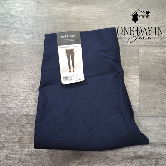 Rafaella Slim Ankle Pants Size 12 - Picture 6 of 6